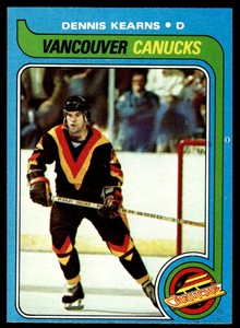 1979-80 Topps Dennis Kearns Vancouver Canucks #76