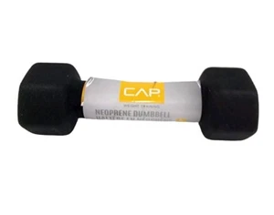 Black Neoprene Coated Dumbbell, 2 lb Single - Picture 1 of 4