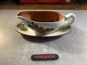 Vintage Stangl Pottery Gravy Boat - Orchard Song Hand Painted - *READ* - Picture 1 of 11