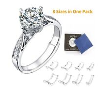 8 Pcs Ring Size Adjuster Invisible Clear Ring Sizer Jewelry Fit Reducer Guard US