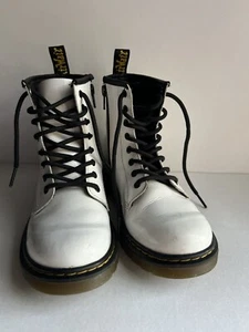Doc Martens Size 3 | EU 35 White Leather Boot - Picture 1 of 15