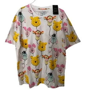 Disney Winnie The Pooh Loungefly Eeyore Tigger Balloon AOP T Shirt Adult L NEW - Picture 1 of 13