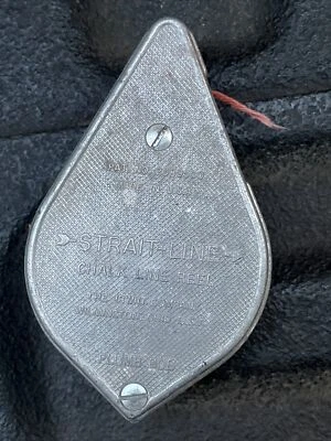 Vintage Straight-Line Chalk Line Reel w Plumb Bob Made by The IRWIN Auger Bit Co - Image 1 of 3