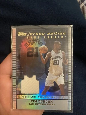 03-04 Tim Duncan Topps Jersey Edition Home Cookin Card - Image 1 of 2