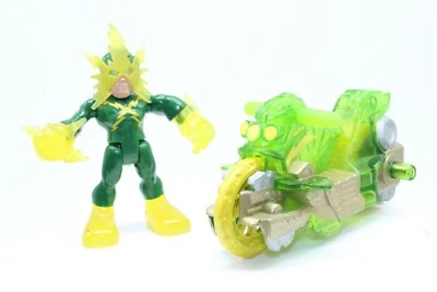 Playskool Marvel Super Hero Adventures Electro con motocicleta de carreras  Foto 1 de 3