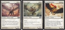 Magic MTG Mono White Flying Deck - Vengeful Archon - Squadron Hawk - 60 Cards NM