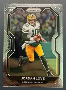 Carta Rookie 2020 Panini Prizm Jordan Love Base RC #363 - Foto 1 di 2