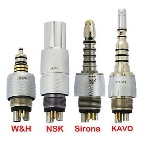 Dental LED Quick Coupling 6 Hole Fiber Optic Handpiece NSK/Sirona/KAVO/ W&Hstyle