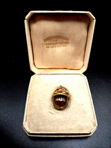 Antique A.Nevalainen. Silver Gilt Smoky Quartz and Demantoids Egg Pendant . - Picture 1 of 7
