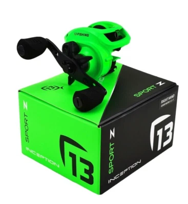 13 FISHING INCEPTION SPORT Z 7.3:1 ISZ7.3-RH RIGHT HAND BAITCAST REEL NEW