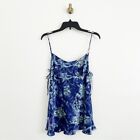 NEW Victoria's Secret SILK Floral Slip Charmeuse Sleep Dress Size Medium (M)