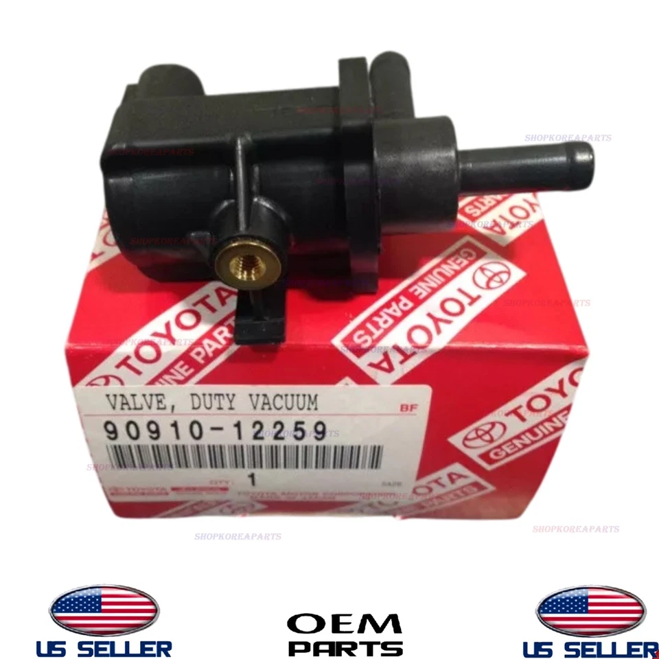 Genuine OEM Vapor Canister Purge Solenoid 2004-2010 Toyota 90910-12259 - Image 1 of 1