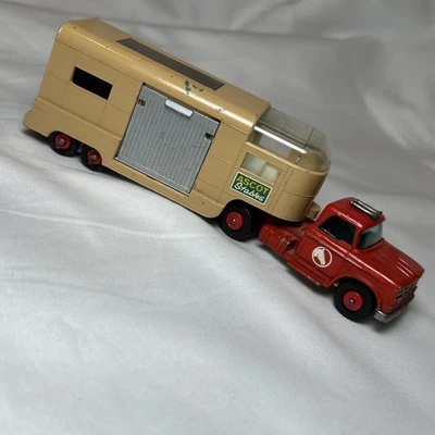 MATCHBOX KINGSIZE K-18 ARTICULATED HORSE VAN LESNEY ENGLAND IN Good  ORIG COND - Image 1 of 4