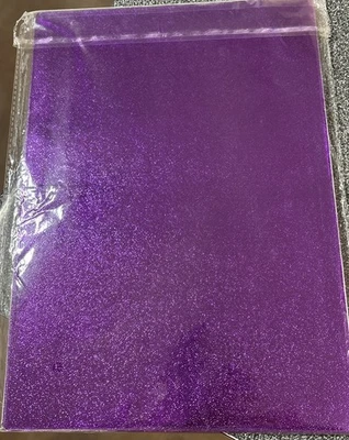 Wrapping Paper Metallic PURPLE Foil Gift Wrap 12 FOLDED SHEETS 20"x27" DIY - Image 1 of 4