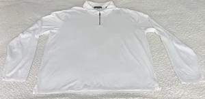 Vince Women's Long Sleeve Collared Zip Up Top White Size L NWOT - Picture 1 of 6