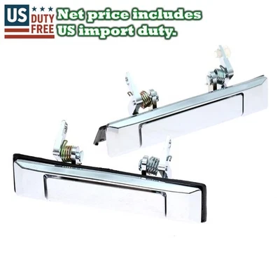PAR DE MANIJAS DE PUERTA CROMADAS PARA TOYOTA LAND CRUISER 84-01 FJ70 73 75 FZJ70 HZJ75 SUV Foto 1 de 4