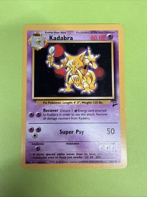 Kadabra Pokemon • Uncommon • 46 Base Set 2 - Image 1 of 2
