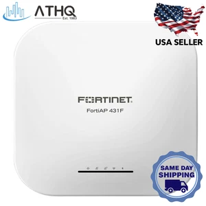 Fortinet FortiAP 431F-A Indoor Wireless Access Point Wi-Fi 6 AX Dual-Band PoE+ - Picture 1 of 9