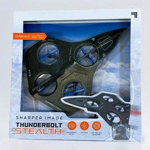 Sharper Image Thunderbolt Stealth Drone Gyro-Fly Rechargeable With Flight Assist - Picture 1 of 6