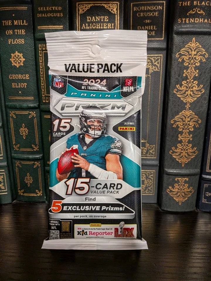 2024 Panini Prizm NFL Football Factory Cello Value Fat Pack ( )