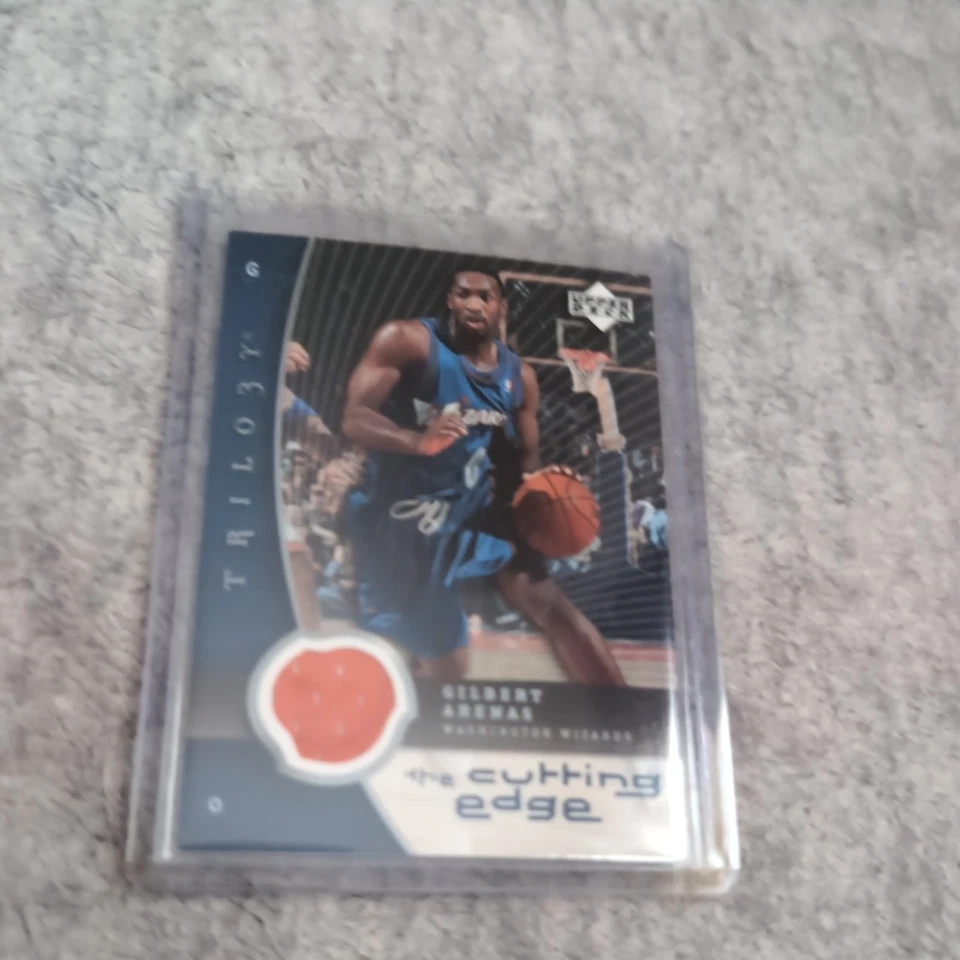 2005-06 Upper Deck Trilogy The Cutting Edge #GA Gilbert Arenas SP Jersey Wizards - Image 1 of 2