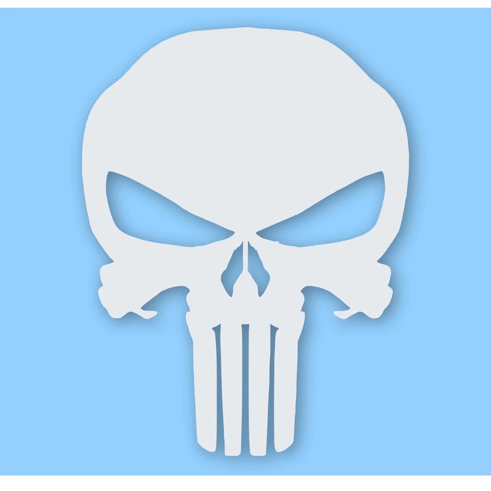 Punisher Skull - Calcomanía adhesiva de vinilo - ELIGE tamaño y color Foto 1 de 1