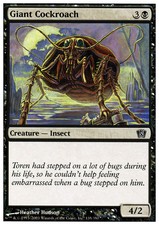 4x Giant Cockroach MTG 8th Edition NM Magic Regular