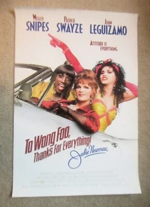TO WONG FU THANKS JULIE NEWMAR ORIGINAL 1995 DS 1SHT MOVIE POSTER RLD VG-EX - Picture 1 of 7