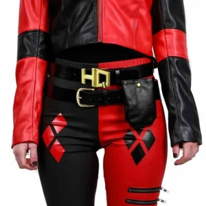 Harley Quinn Doppel Gürtel Set Utility Tasche Cosplay Kostüm Bösewicht Suicide Squad - Bild 1 von 8