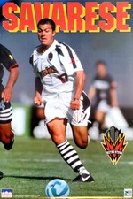 GIOVANNI SAVARESE New York New Jersey MetroStars MLS Soccer 1996 22x34 POSTER