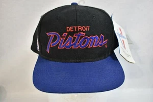 Detroit Pistons NBA Basketball Embroidered Hat Snapback Cap Vintage - Picture 1 of 7