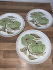 Vintage Denby Troubadour 3x Salad Or Small Breakfast Plates 8.25 In VGC 1971-84