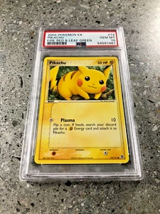 Pokemon TCG Cards Pikachu 74/112 FRLG Fire Red & Leaf Green PSA 10 GEM MINT - Picture 1 of 6