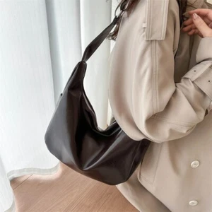 Large Capacity Dumpling Bag Adjustable Strap Crossbody Bags Retro Women's Bag - Picture 1 of 14