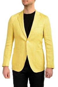 Hugo Boss Men's "T-Noam2" 100% Linen Two Button Sport Coat Blazer US 38R IT 48R - Picture 1 of 7