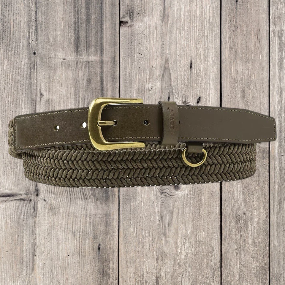 Levis Rope Belt Canvas D Ring  Classic Size UK 40” EU105 Unisex Belt — 第 1/1 张图片