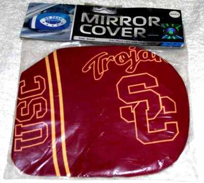 NIB USC University Southern California Trojans Car Side Mirror Covers Under 12" - Image 1 of 4