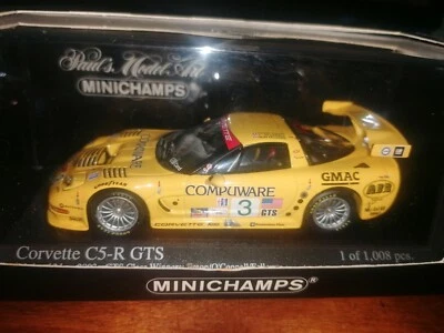 Minichamps  1/43 Corvette C5-R GTS #3 Sebring 12h 2003 GTS class winner - Immagine 1 di 3