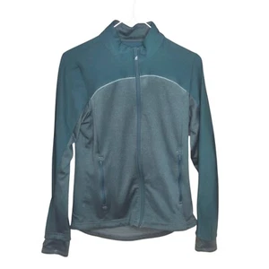 Adidas Golf Full Zip Jacket Athletic Lightweight Teal Blue Small - Picture 1 of 7