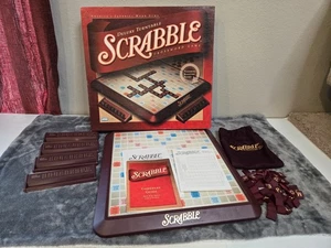 Tocadiscos Scrabble Deluxe 2001 vintage edición, Parker Brothers - completo - Imagen 1 de 15