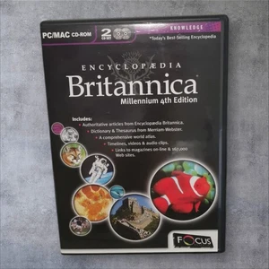 Encyclopaedia Britannica Millennium 4th Edition PC/Mac 2 CD-ROM Set VGC  - Picture 1 of 2