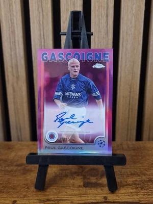 2024-25 TOPPS CHROME UCC PAUL GASCOIGNE AUTO /75  Rangers  - Image 1 of 3