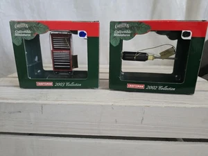 2002/2003 Craftsman ornaments  toolbox and screwdriver New in box SEARS - Picture 1 of 4