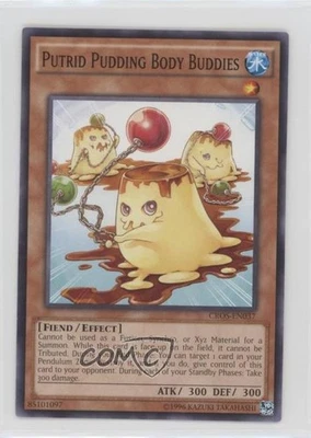 Putrid Pudding Body Buddies Unlimited YuGiOh Crossed Souls Base Set #CROS-EN037 - Image 1 of 2
