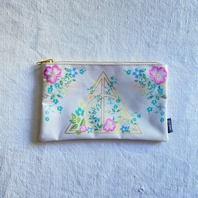Bolsa de Maquillaje Harry Potter Floral Reliquias de la Muerte Bolsa con Cremallera | Licencia Oficial Acc Foto 1 de 4