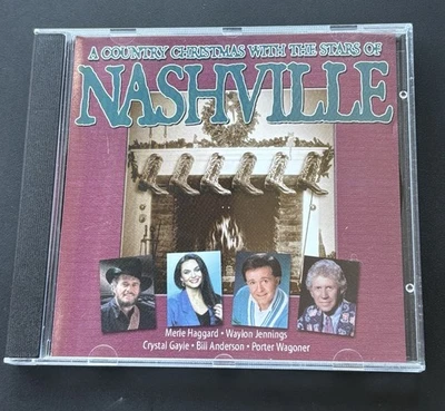 A Country Christmas With The Stars of Nashville - Audio CD - Waylon, Merle Foto 1 de 4