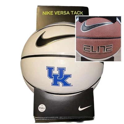 Nike Elite Versa Tack NCAA Baloncesto Kentucky Wildcats Talla 7 Blanco Marrón Azul Foto 1 de 4