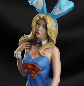 Kit Modelo Printi Bunny Supergirl 1/12 3D Sin Pintar Sin Montar GK - Imagen 1 de 10