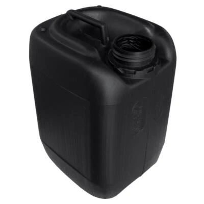 PACK SERVICES SRL Tanica in plastica 5 Lt, sovrapponibile e omologata ADR/ONU, peso 250 g, nero