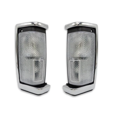R+L Front Corner Side Light Lamp Fits Nissan Big-M 720 Frontier D21 1990 - 1997 - Image 1 of 4